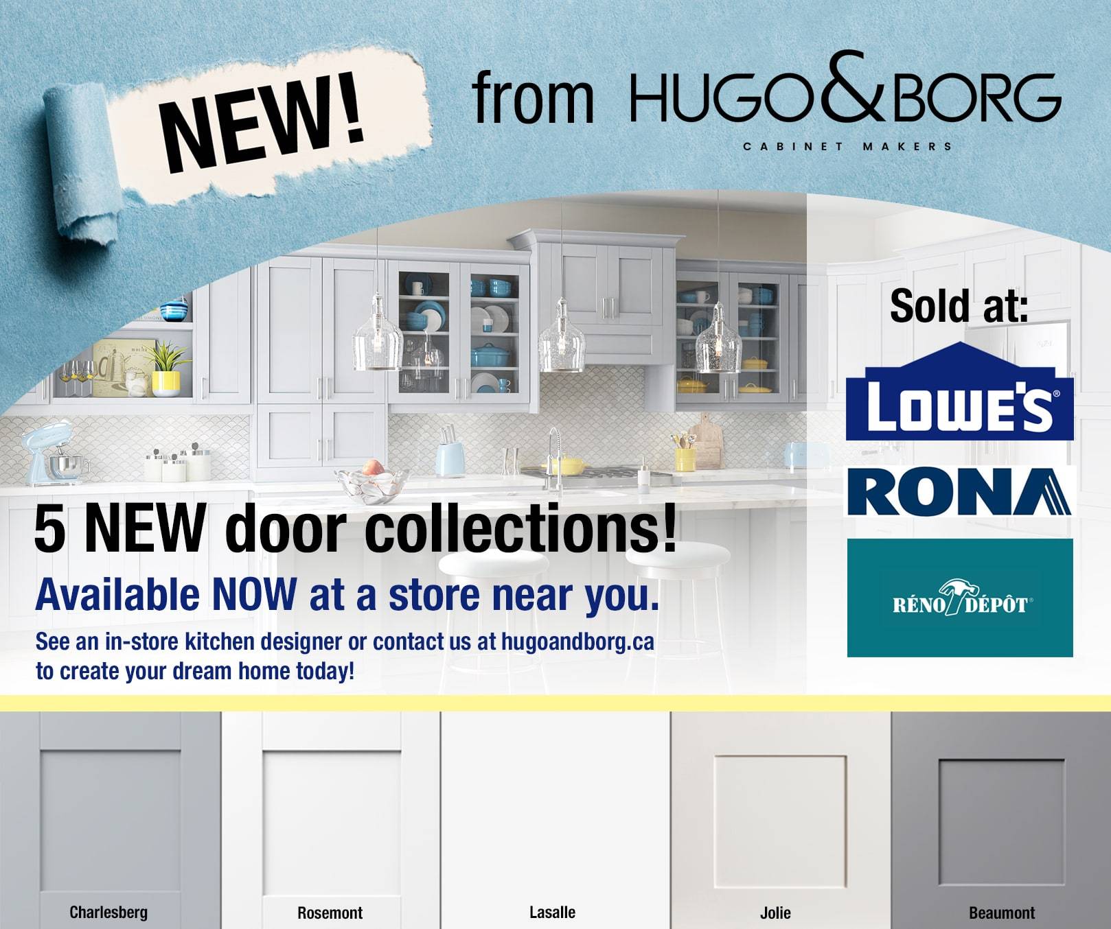 Browse Cabinet Options From Hugo & Borg Canada Kitchen Collection